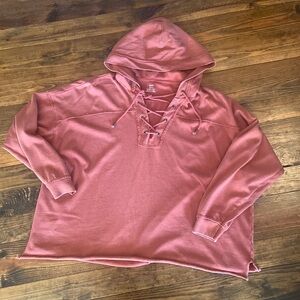 Aerie burnt orange hoodie